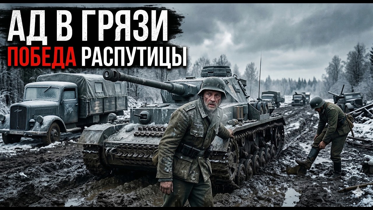 Климатический ад 1941 года: Как замерзшая смазка и распутица уничтожили Вермахт