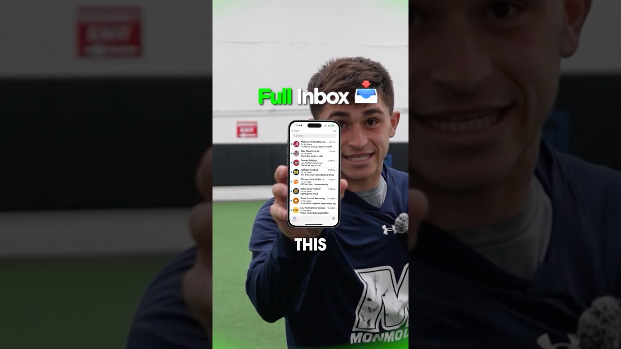 How does YOUR phone look?? 📥✍️&bull;&bull;&bull; #collegeathletics #CollegeRecruiting #ncaa #recruiting