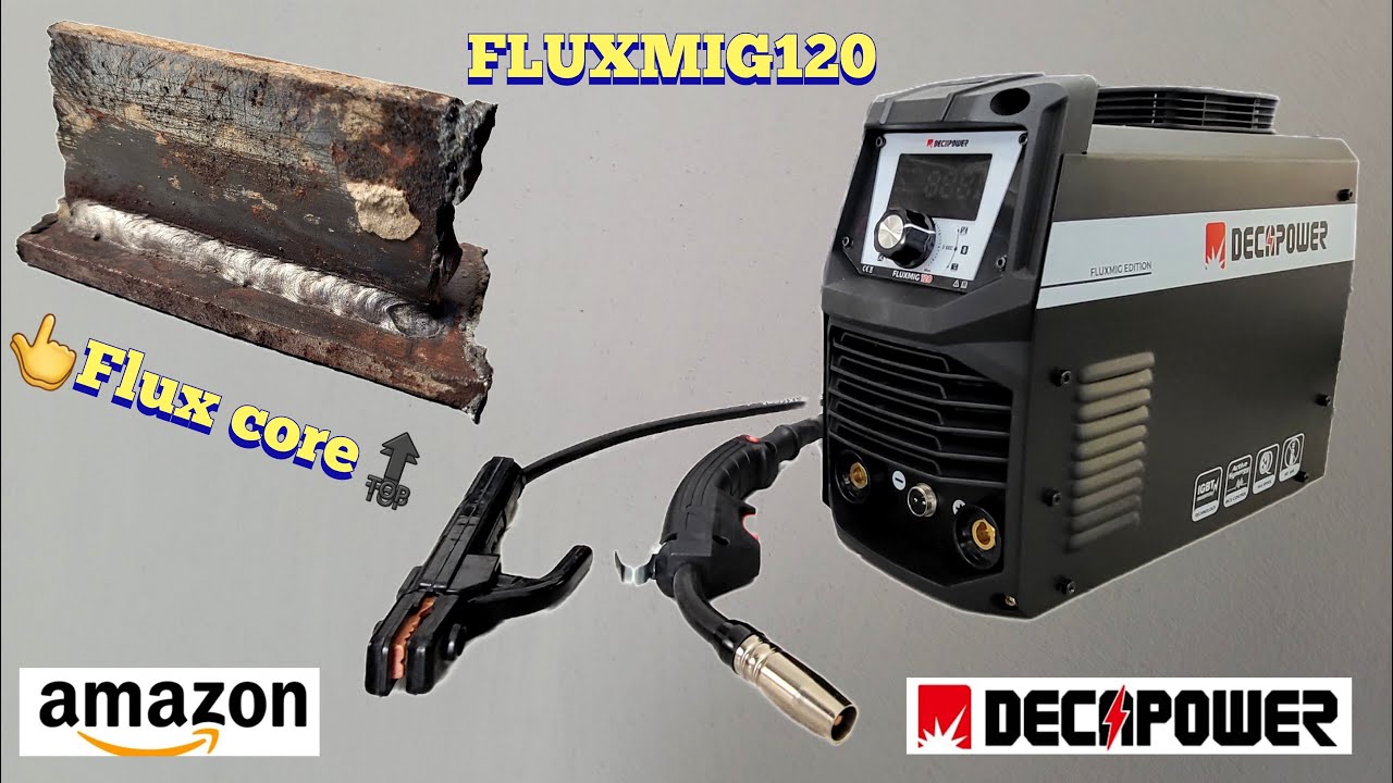 Saldatrice 3 in 1 Decapower Fluxmig 120 🔥 | Elettrodo,filo animato,tig lift | best buy by amazon