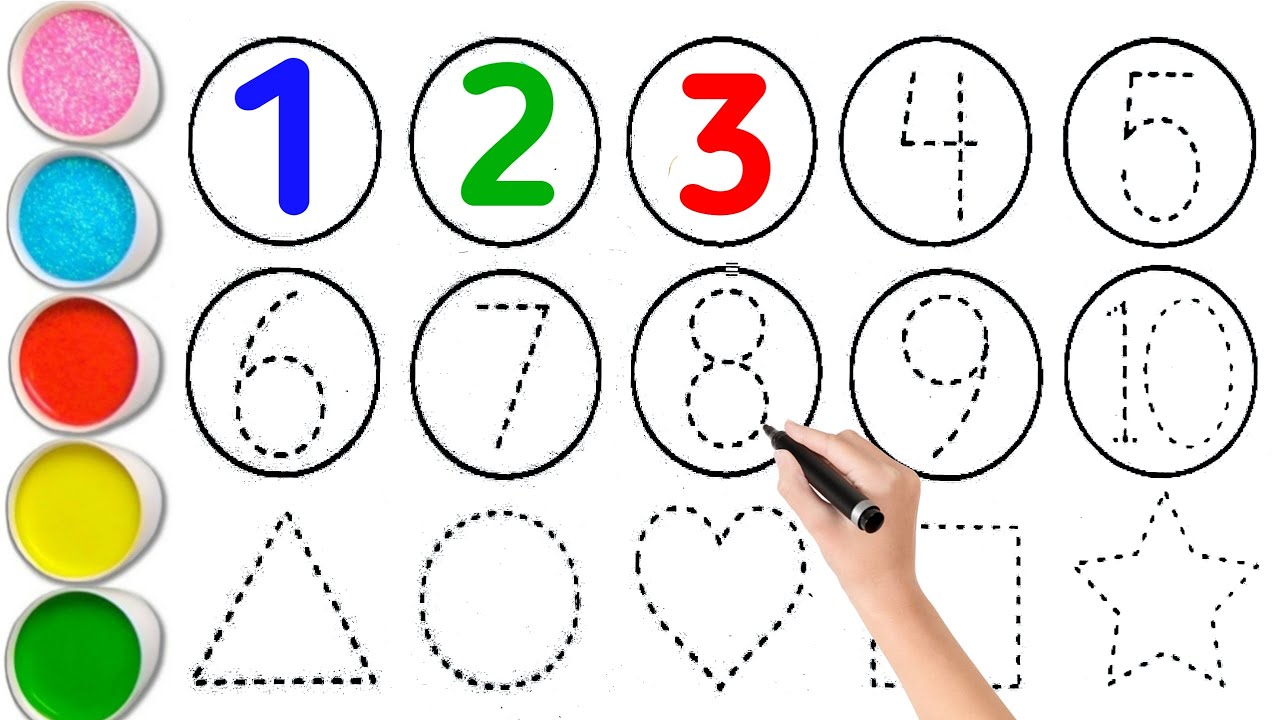 Shapes drawing for kids,Learn 2d shapes,colors for toddlers|Preschool Learning,Educational video,305
