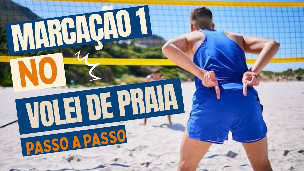 Pare de defender no achismo. Aprenda a marcação 1 no vôlei de praia.