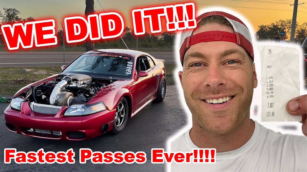 FIRST 7 SECOND QUARTER MILE!!!! Almost BLEW IT UP! Cleetus & I Hit the Track for an Epic Night!