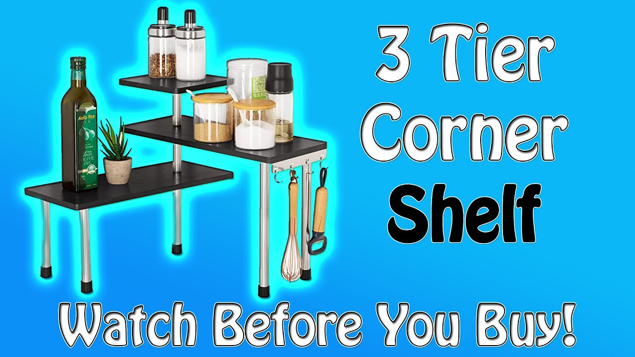 Ollieroo 3-Tier Corner Shelf, Watch Before You Buy!