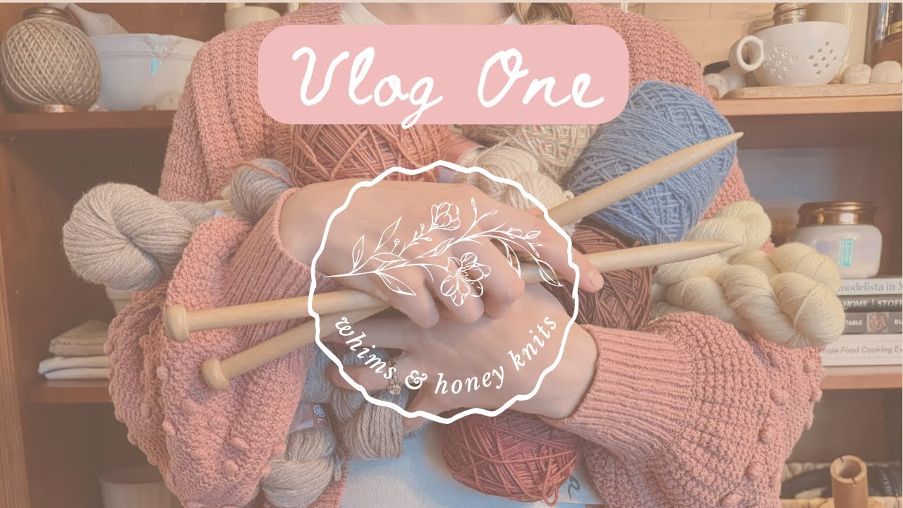 Knitting Vlog (January) - Knitting, Baking, and All Things Cozy!