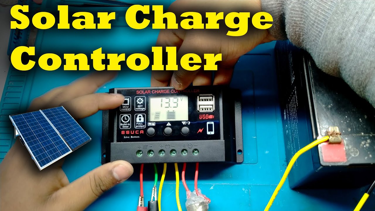 Ssuca Solar charge controller 10 amp | Solar charge controller 2024 ||⚡⚡
