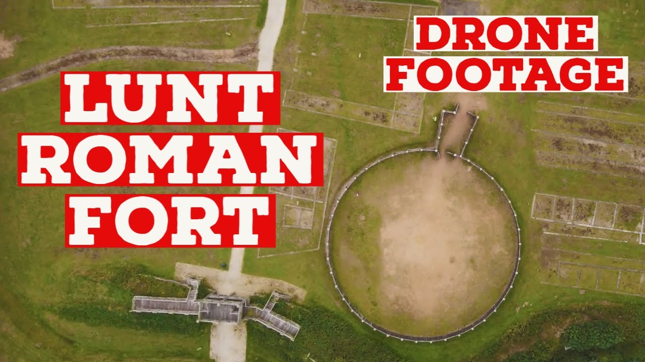 Drone Footage of a Roman Fort - The Lunt