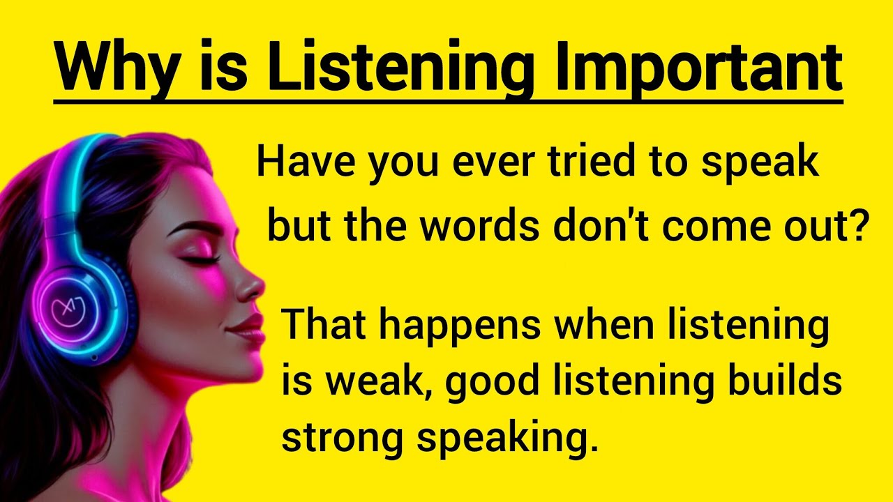 Why is Listening Important | English Story | Improve Your English | Graded Reader