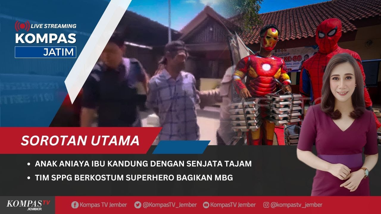 Anak Lukai Ibu Kandung Pakai Senjata Tajam, Superhero Bagikan MBG | KOMPAS JATIM