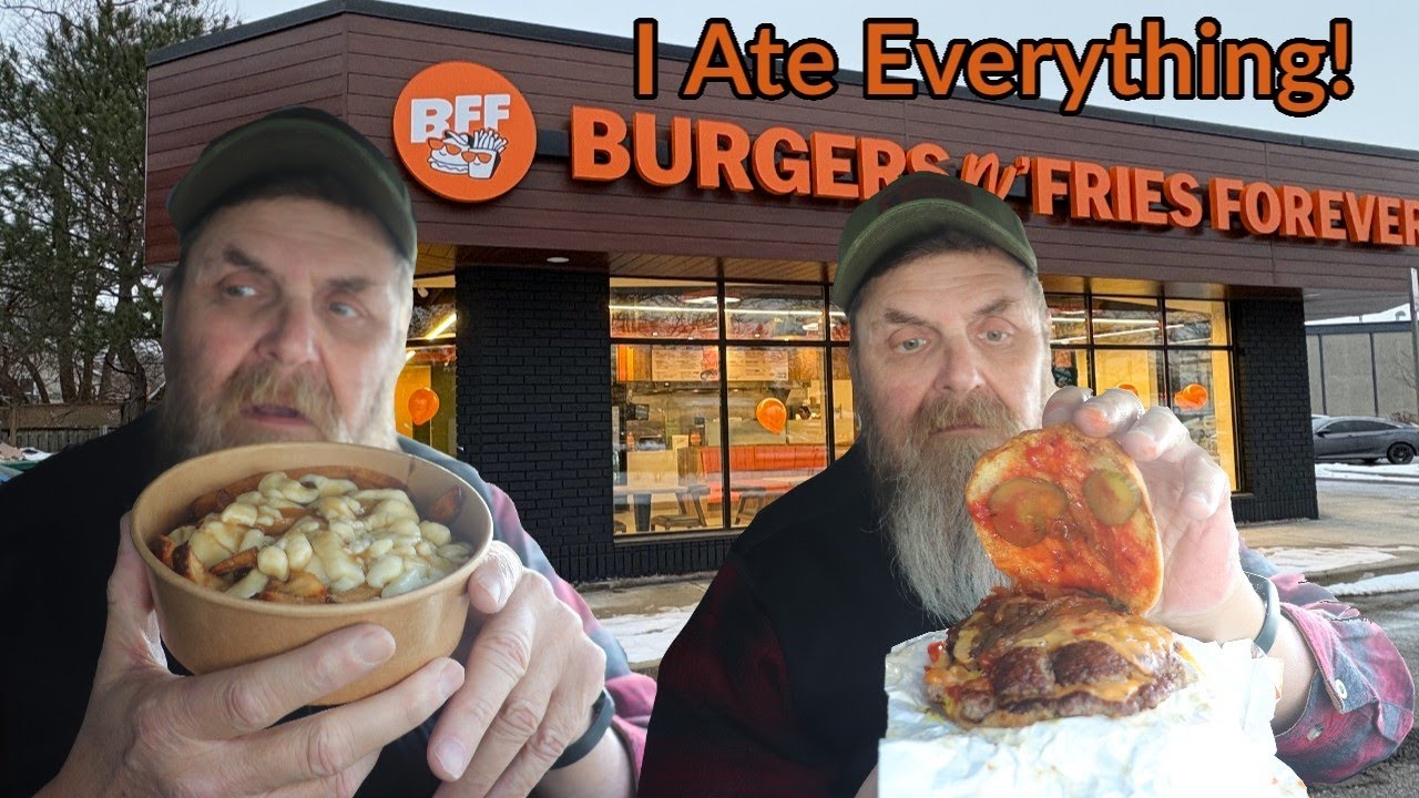 Я попробовал ВСЁ в Burgers n’ Fries Forever #londonontario #daveeats