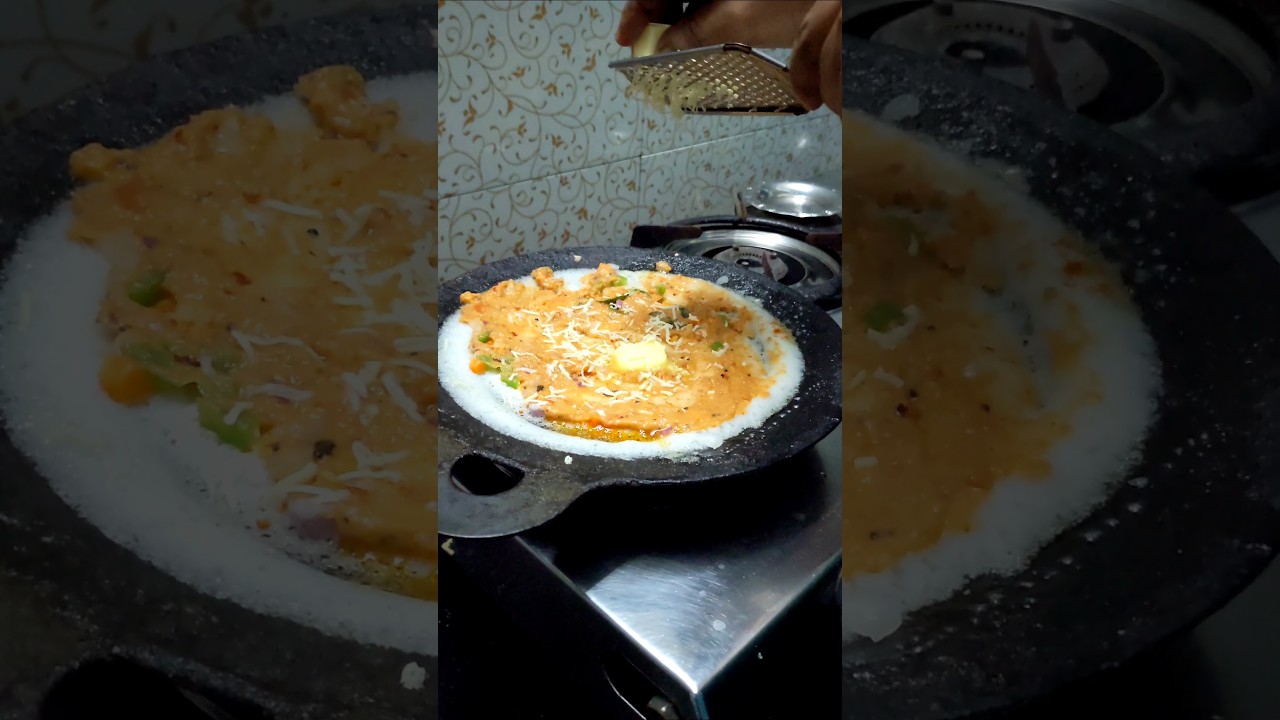Cheese dosa🤤#easyandhealthy #breakfast#dinnerrecipe#cheesedosa #cheeselover#shortsfeed#trendingvideo