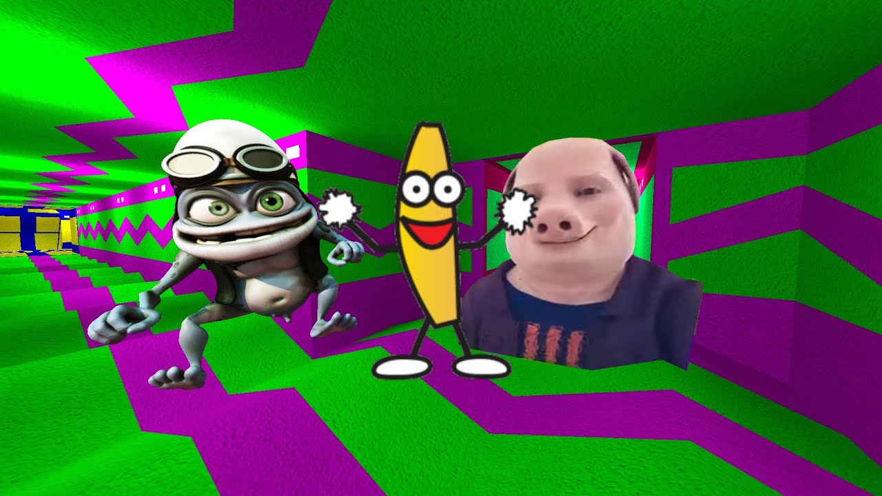 Crazy Frog And Banana And John Pork Nextbot gmod
