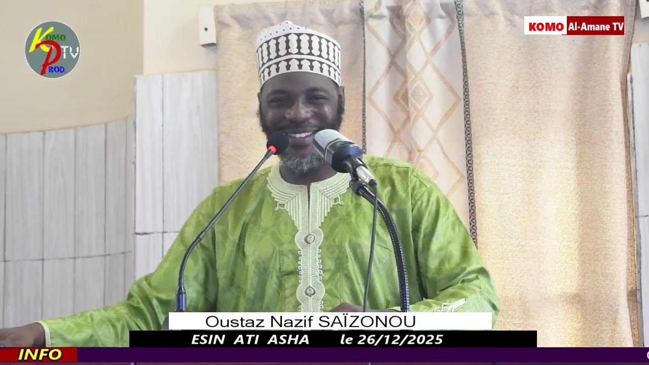 Oustaz Nazif Saizonou.  (ĘSIN ATI ASHA)