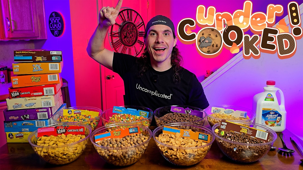 Can I Eat 8 BOXES OF CEREAL Without Getting Sick? (Uncut Mukbang) 2-7-26
