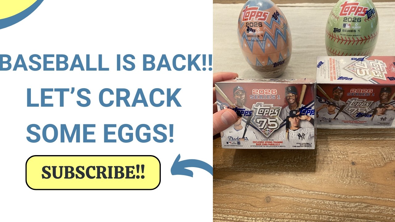 ALL NEW 2026 Topps Series 1 Blaster Box Opening 🔥 2 Blasters + 2 Easter Eggs!