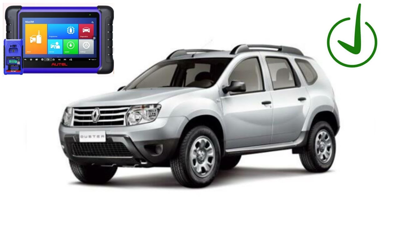 Codificação chave reserva RENAULT DUSTER 2014 autel im508