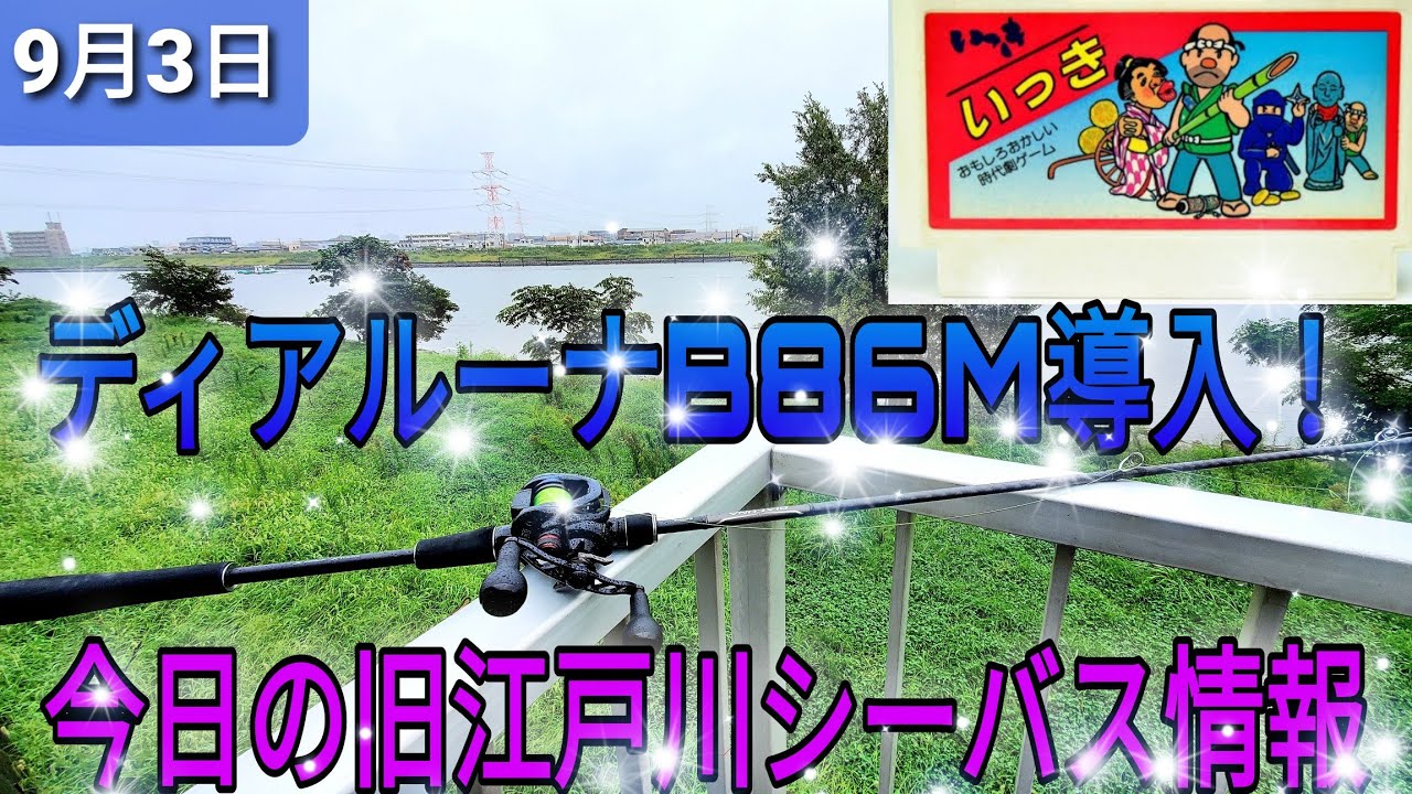 ディアルーナB96M→B86M！スコーピオンdc!ベイトシーバスはなかなか楽しい！
