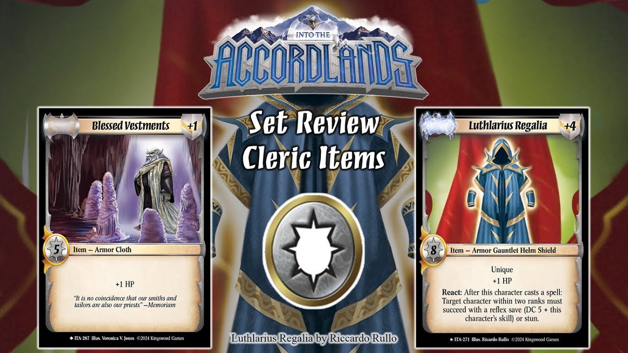 Into the Accordlands Set Review Part 8 Cleric Items