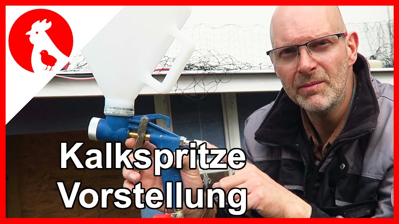 048 - Hühnerstall kalken / Spritzverfahren - Kalkspritze - Jensman and the Huhns 🐔