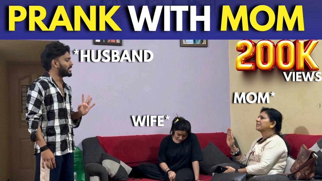 PRANK WITH MOM SANNU CRYING😭@sannumunnu  #sannumunnu #prank #prankwithmom #dailycontent #prankvideo 
