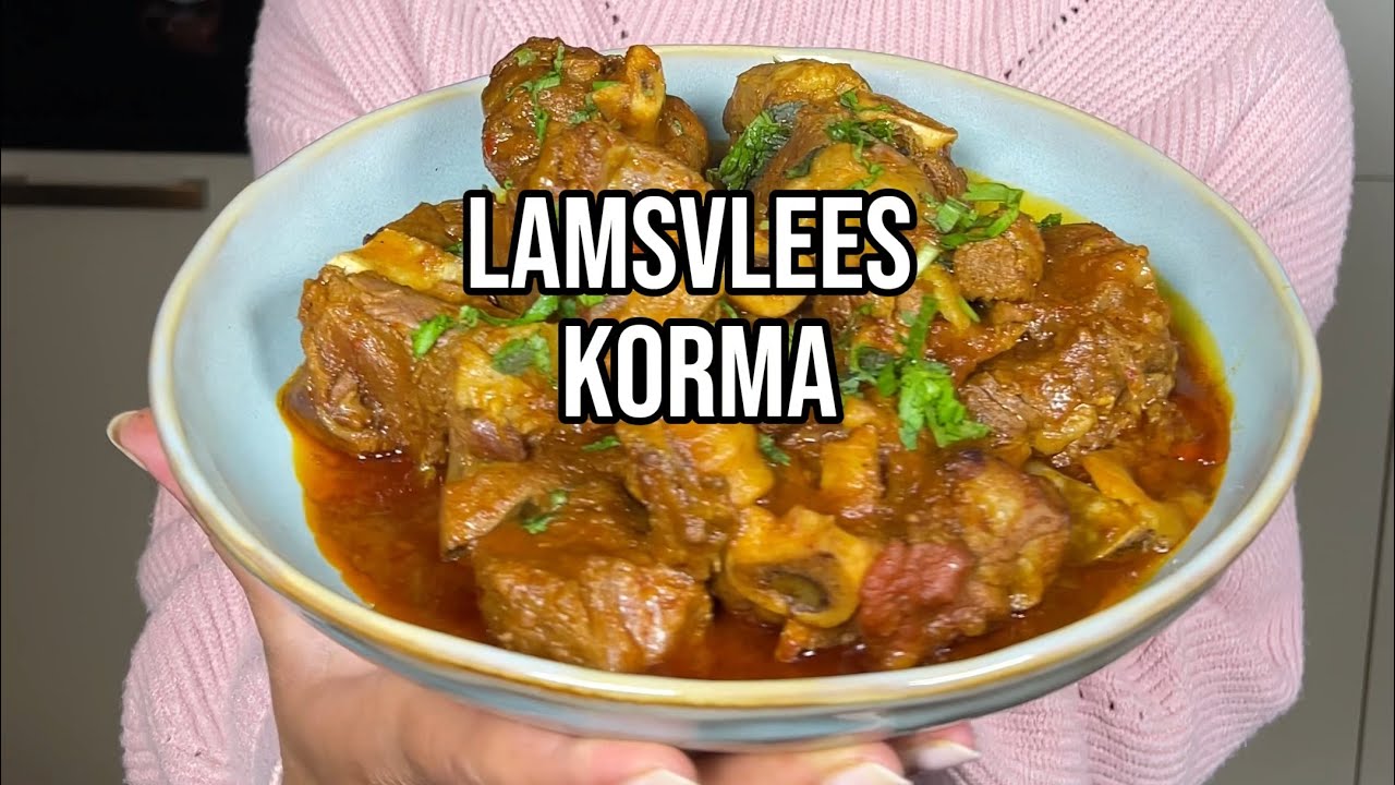 Afghaanse lamsvlees korma