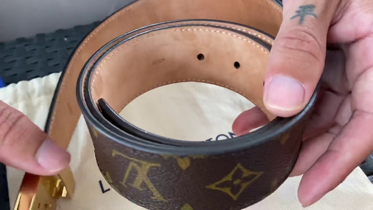 FAKE VS REAL LOUIS VUITTON BELT ( CINTO LOUIS VUITTON )