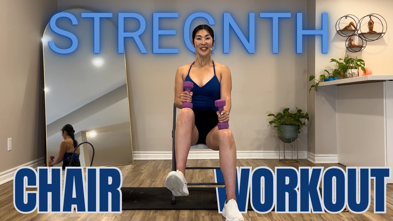Chair Workout With Weights | Comprehensive Full Body Strength and Flexibility Routine