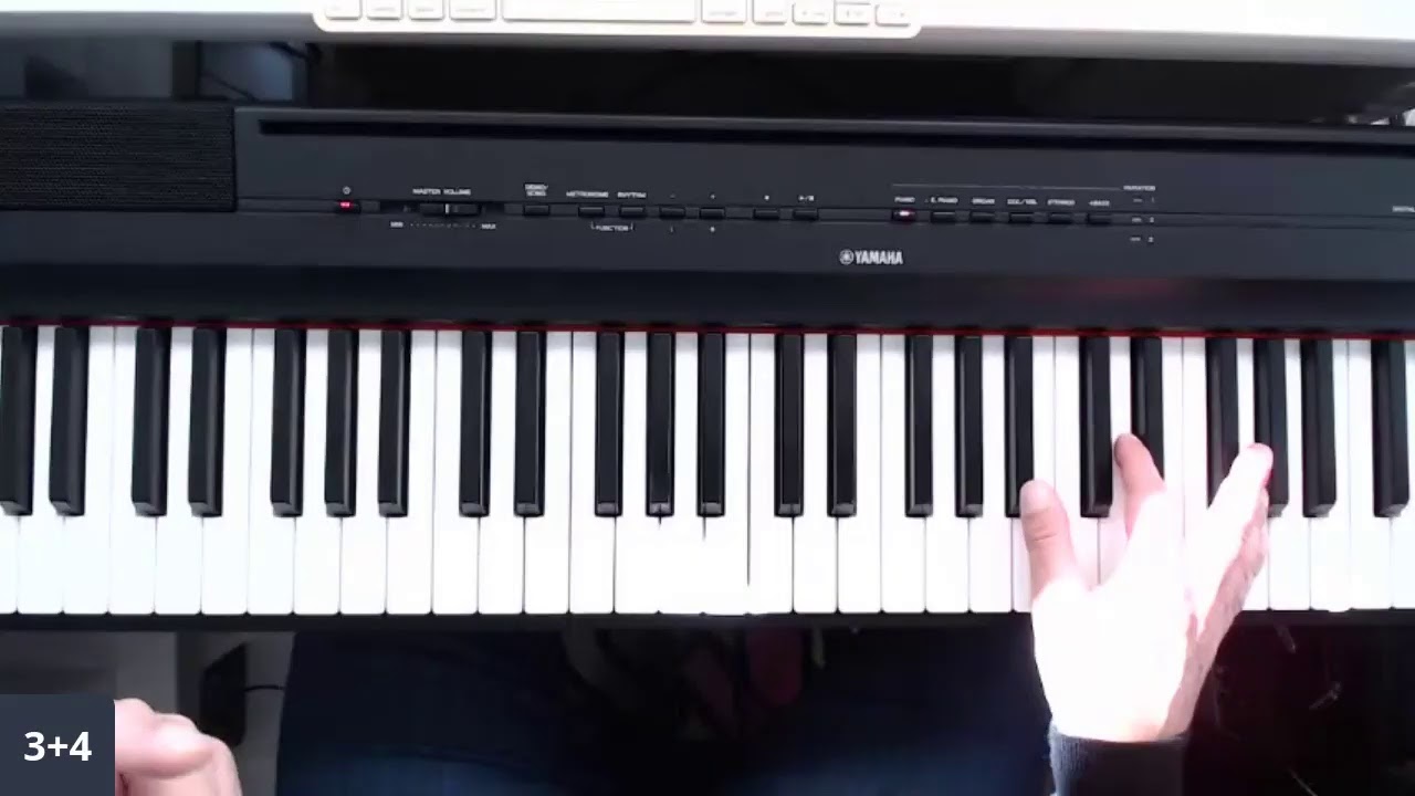 TUTO PIANO SONG FOR GUY PART 4