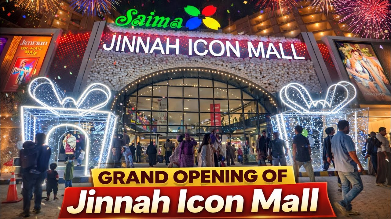 Saima Jinnah Icon Mall Opens Its Doors! | Balloon Shower & Ribbon Cutting | Malir | Jinnah Icon Mall