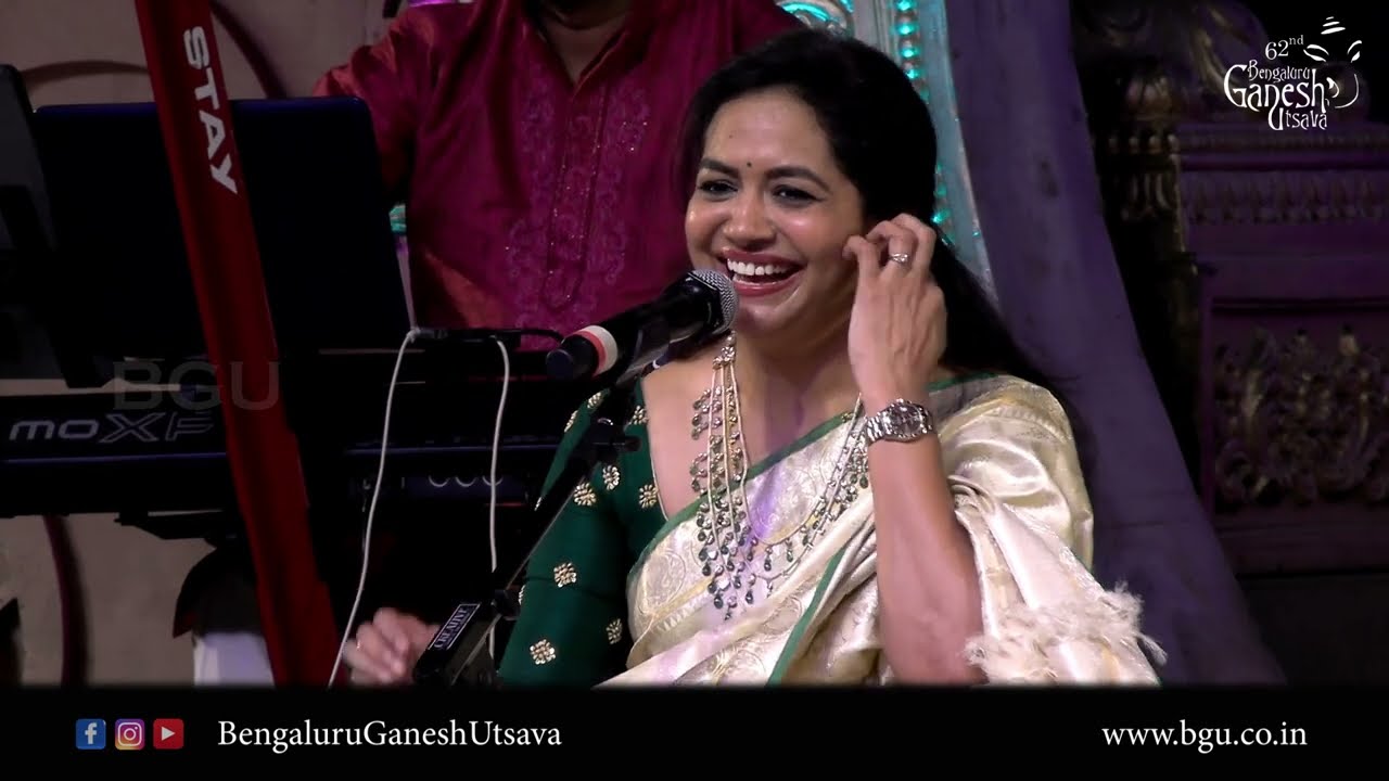 Full Concert | Sunitha Upadrasta |Bhakti Sangeetha | 62nd Bengaluru Ganesh Utsava