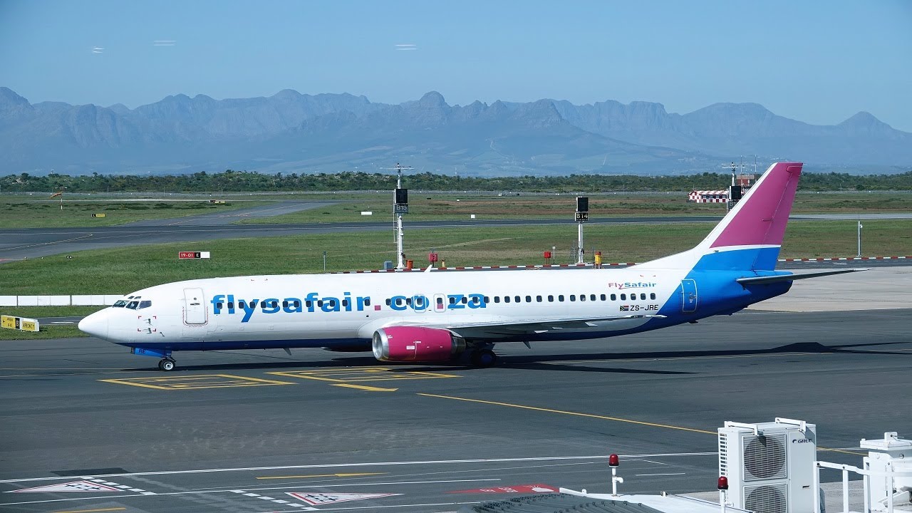 FlySafair 737-400 Cape Town (CPT) To Port Elizabeth (PLZ) 