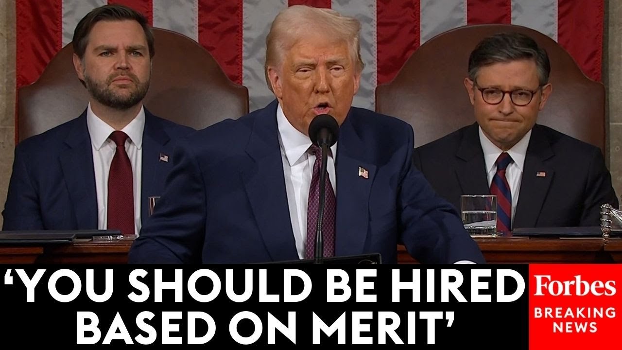 President Trump Rails Against DEI During Speech To Joint Session Of Congress