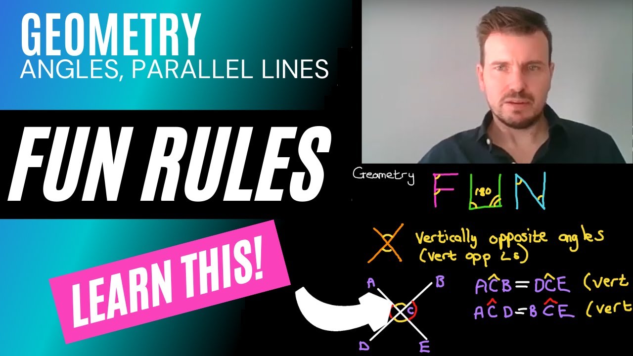 Geometry FUN! (Corresponding, Co-interior and Alternate Angles)