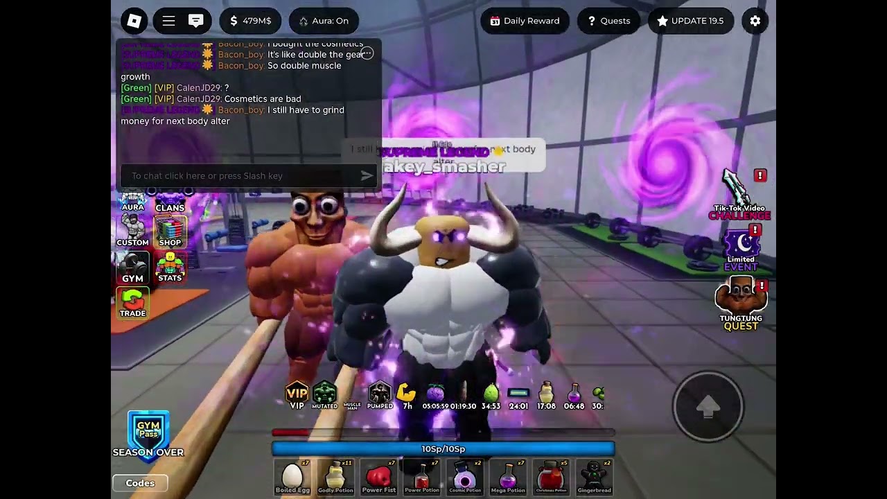 New Italian rain rot update in gym league is INSANE!!