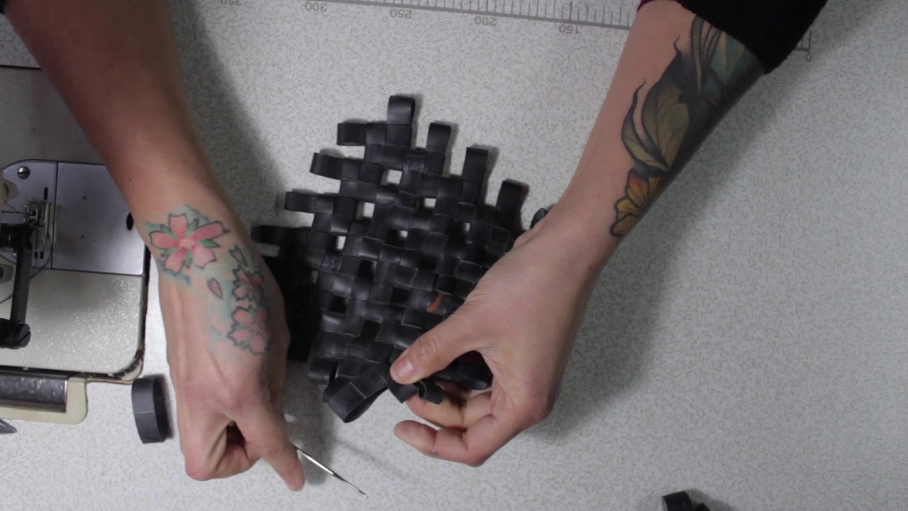 TUTORIAL MUY FACIL!  Entramado de cámaras de bicicletas Pinchadas.