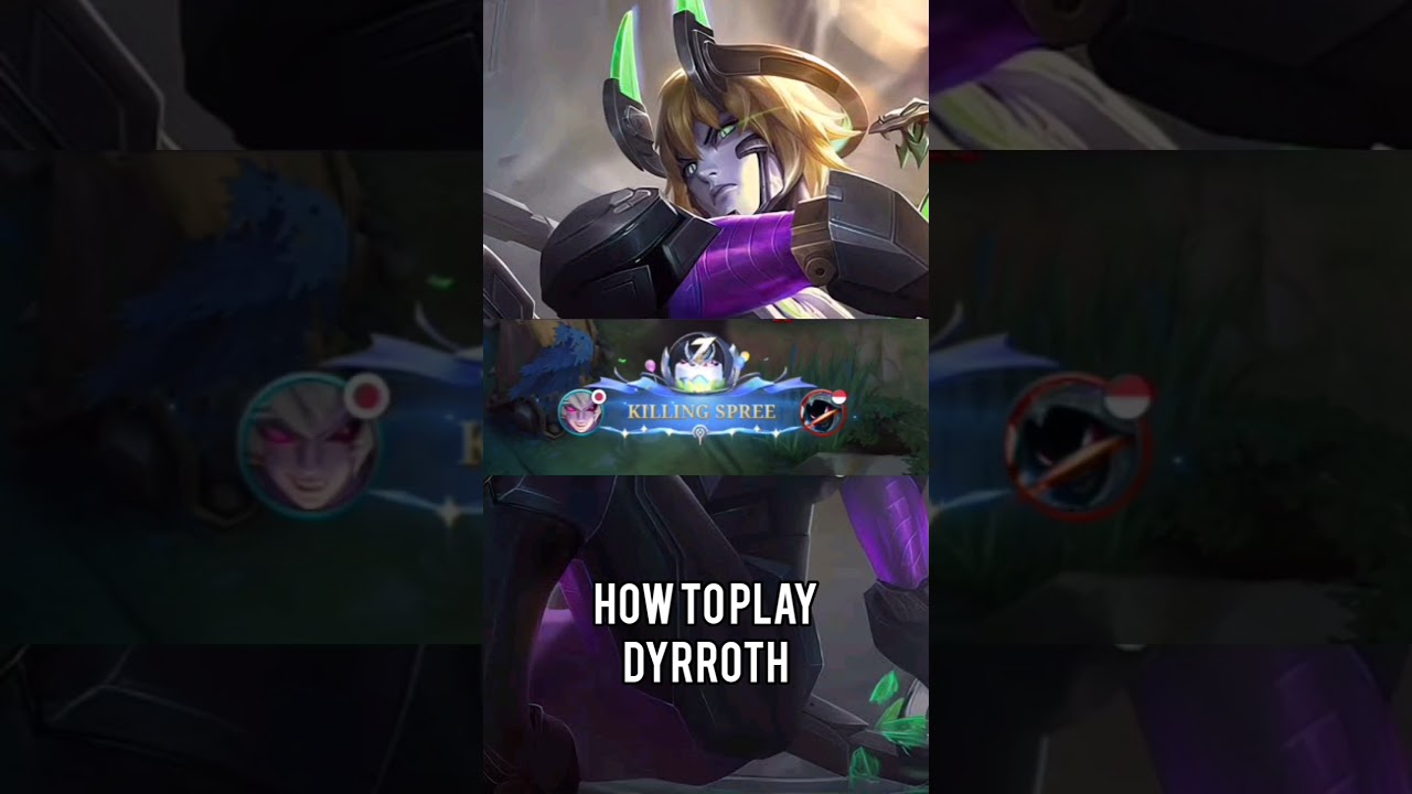 HOW TO PLAY DYRROTH #dyrroth #mlbb #gameplay #tutorial