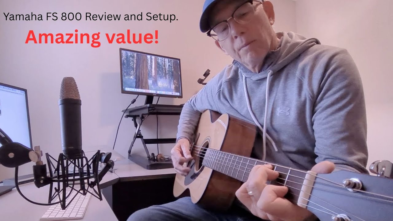 Yamaha FS 800 review and setup. Amazing tone, playability and VALUE!