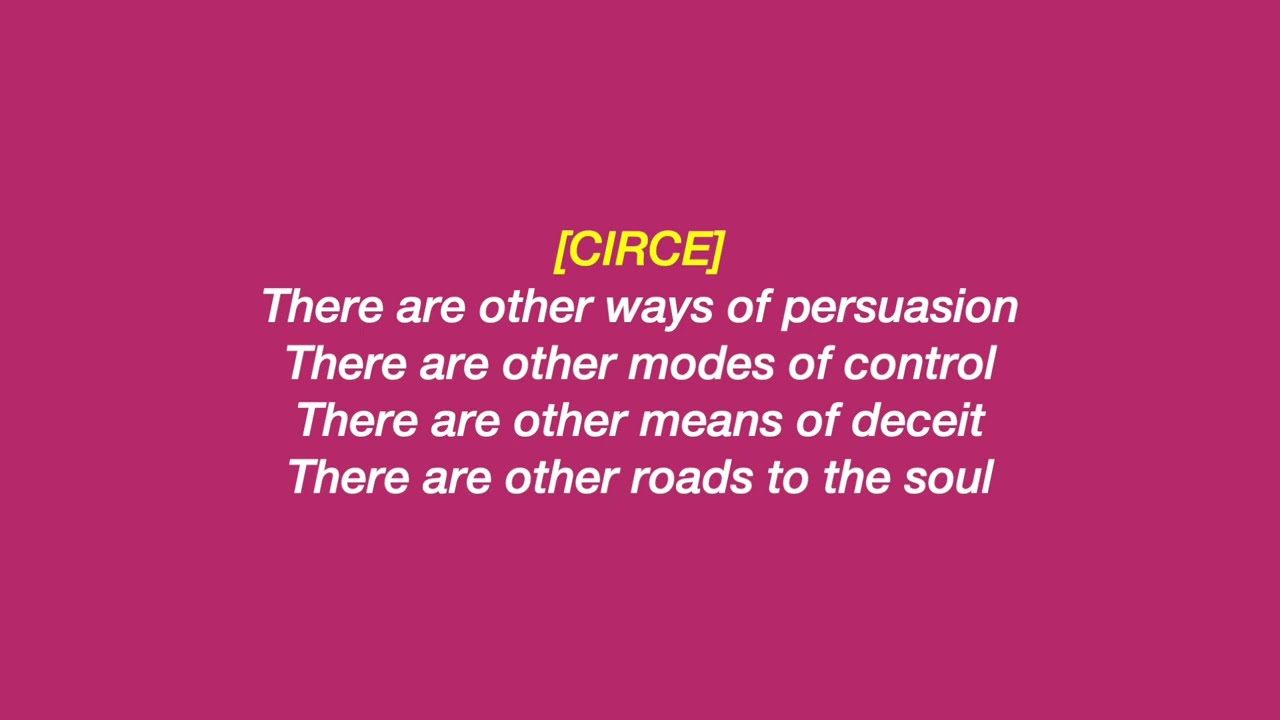 There Are Other Ways [LYRICS] - EPIC: The Musical | The Circe Saga