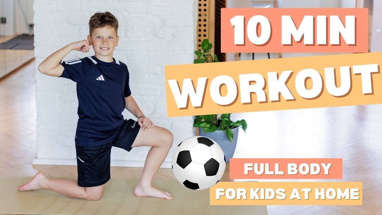 10 MIN KIDS WORKOUT | For Football players