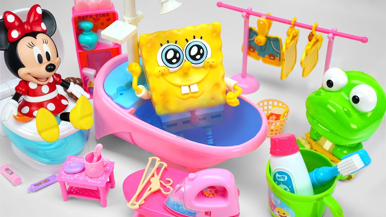 Satisfying With Unboxing The Fun SpongeBob SquarePants toy collection ASMR | Tina Review