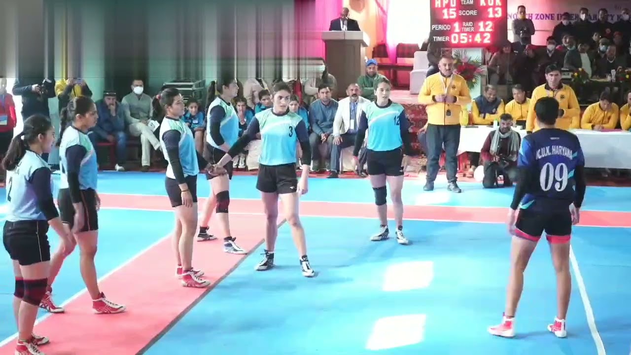 HPU Shimla Vs kurukshetra University at North Zone inter University Kabaddi championship