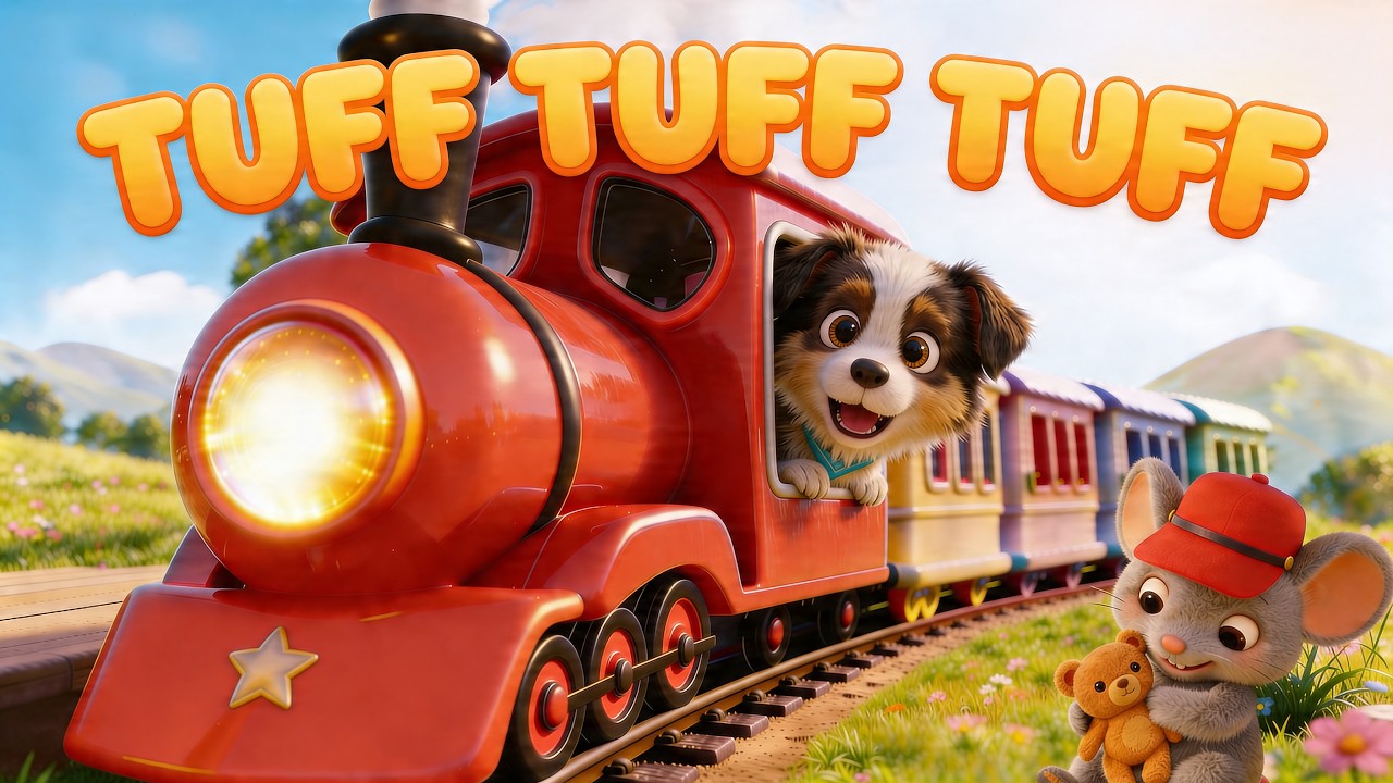 🚂 TUFF TUFF TUFF! Der freundliche Zug & seine Freunde | Kinderlied | LumiLino