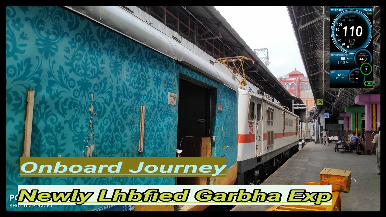 Onboard Newly Lhbfied Gandhidham - Howrah Garba Special |||| Full Journey From Asansol TO Howrah ||