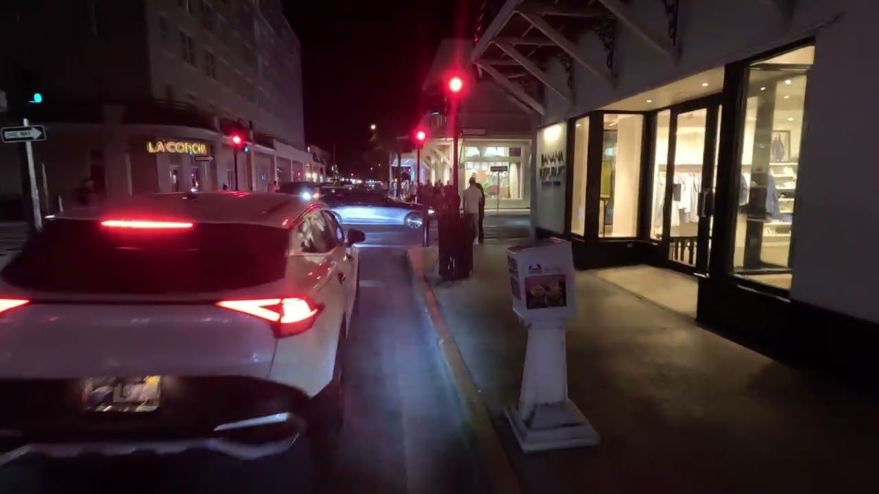 Night Biking through Old Town in Key West