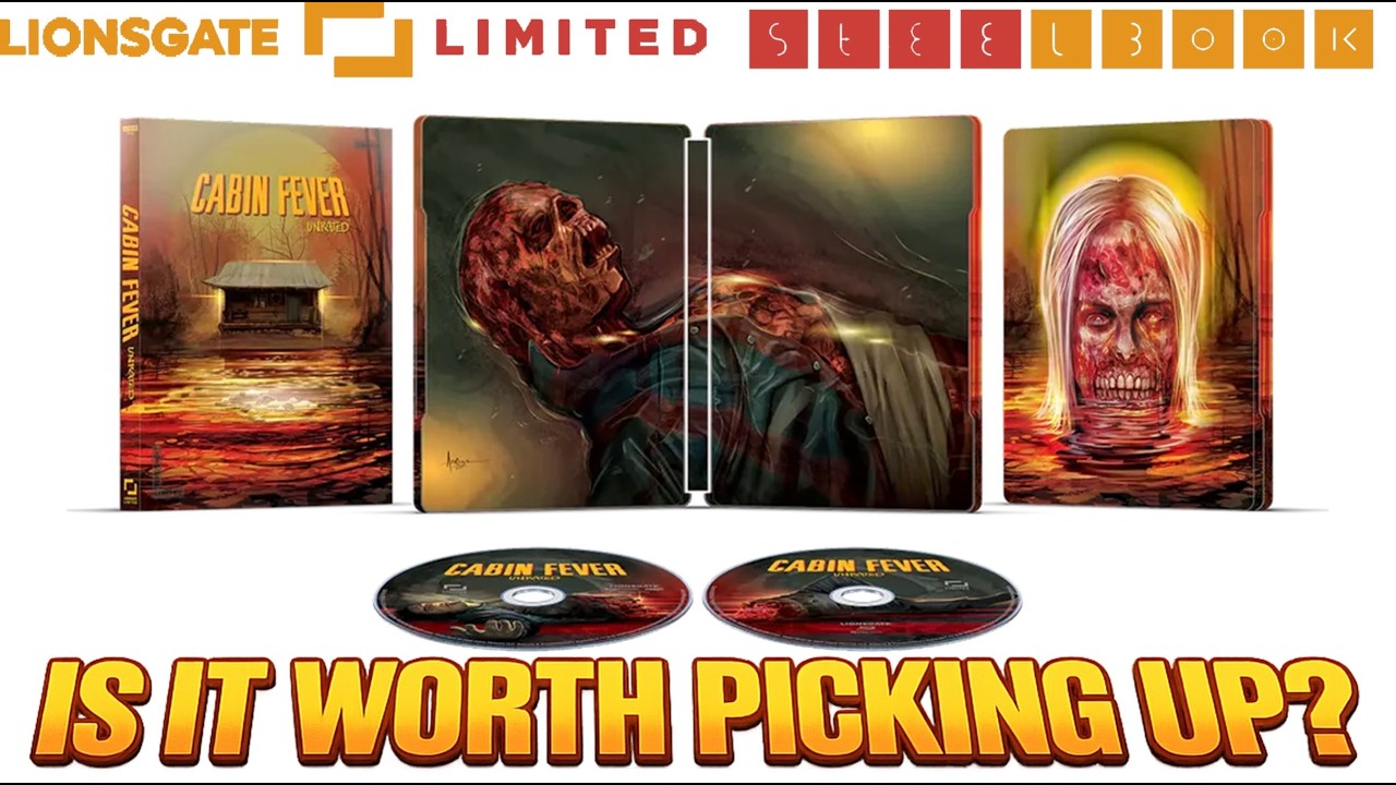 Lionsgate Limited Exclusive Cabin Fever 4K Blu-ray Steelbook Unboxing & Review!