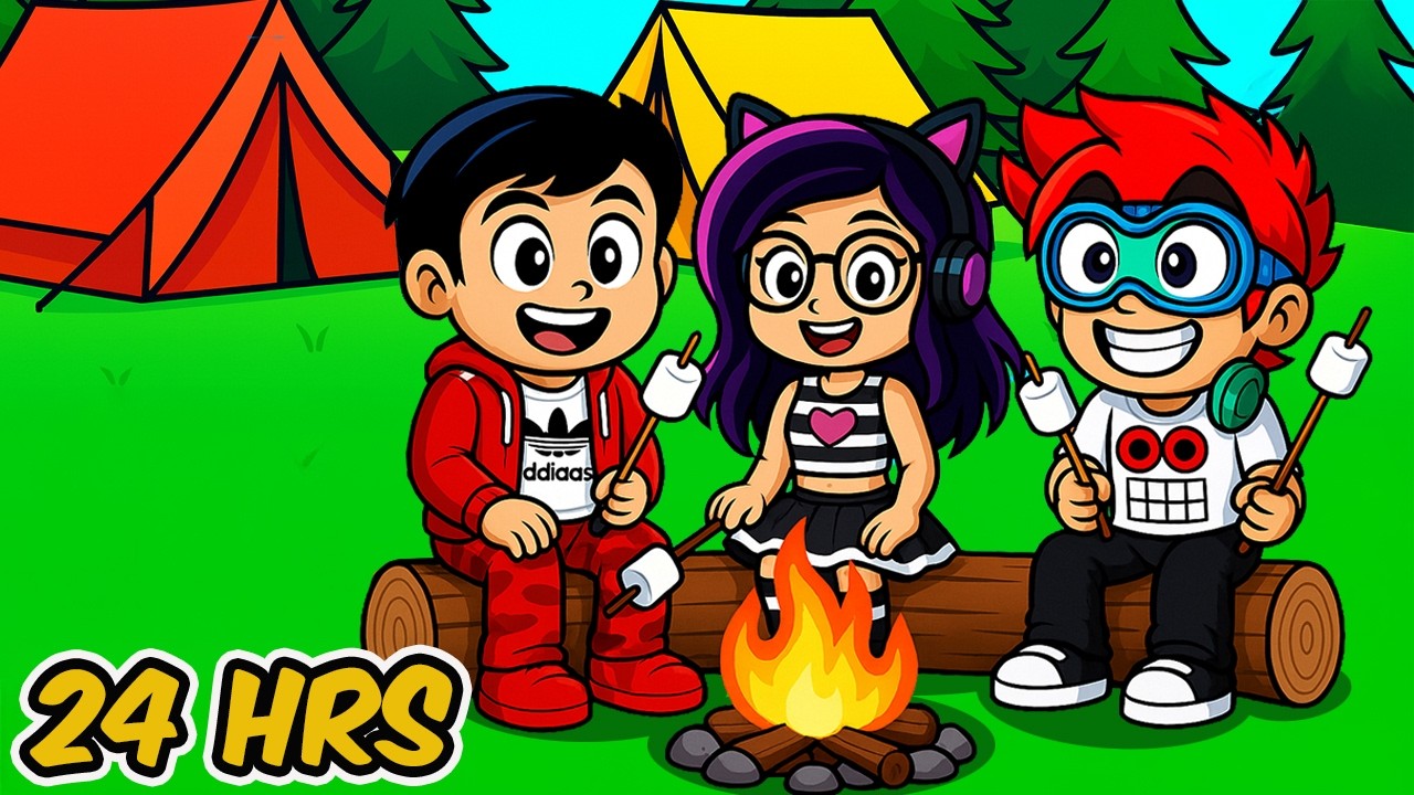 Nos Fuimos de CAMPAMENTO en el BOSQUE de BROOKHAVEN en Roblox | Kori