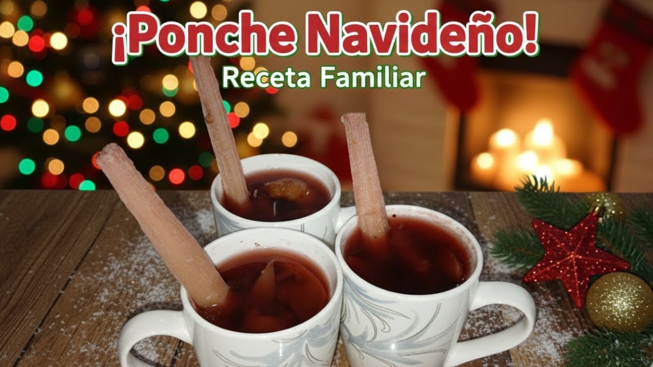 PONCHE DE FRUTAS NAVIDEÑO
