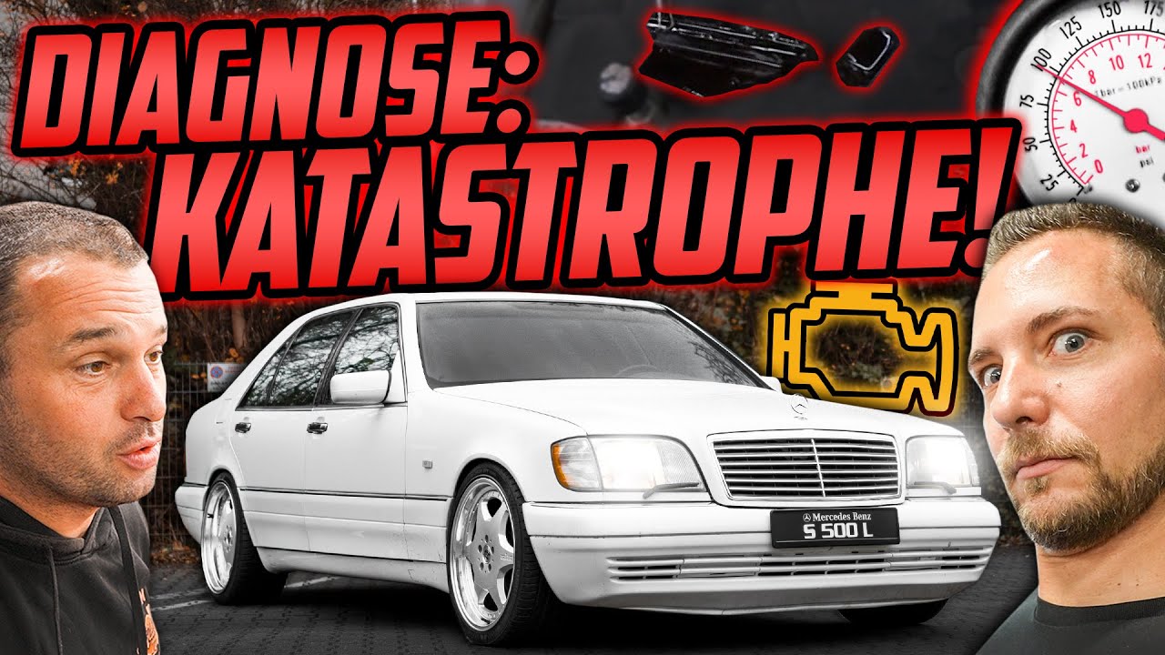 TEILE im KETTENTRIEB & KAUM Kompression! - Mercedes W140 S500L - Muss der Motor raus?!