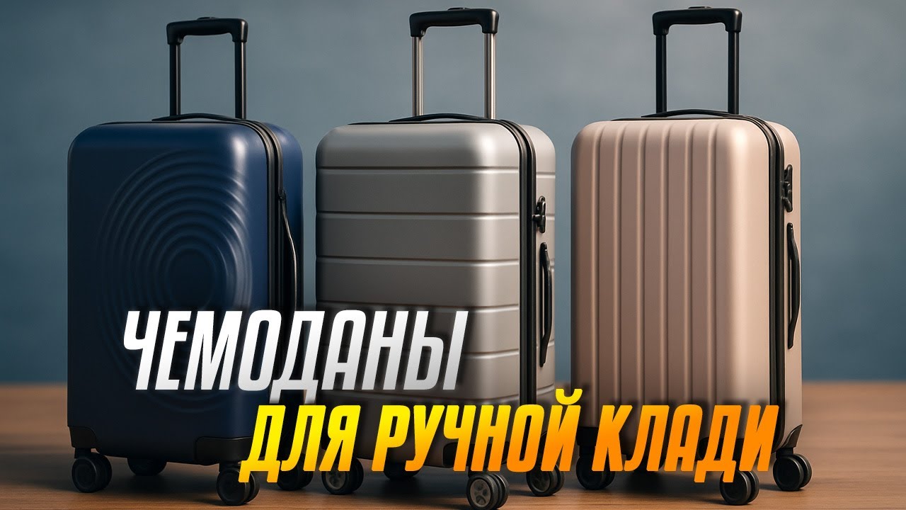 Лучшие чемоданы для ручной клади🧳Топ-5 небольших чемоданов в Рейтинге 2025