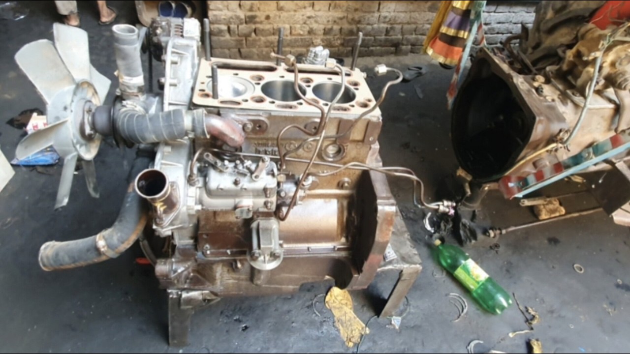 MF 240 tractor engine rebuilding complete process | Diesel engine repairing in Pakistan