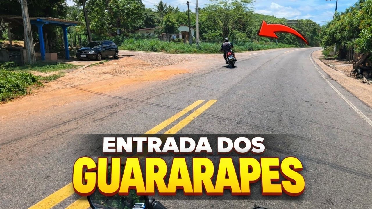 Passeio de moto: Entrada dos Guararapes BR-226 